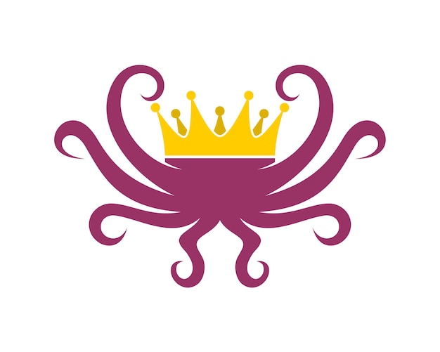 King crown with octopus tentacle