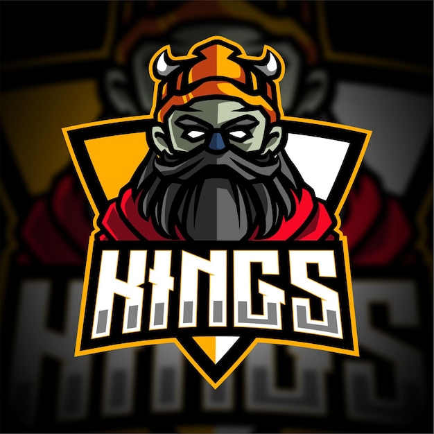 Logo di gioco king esport