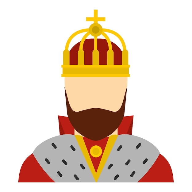 King icon Flat illustration of king vector icon for web design