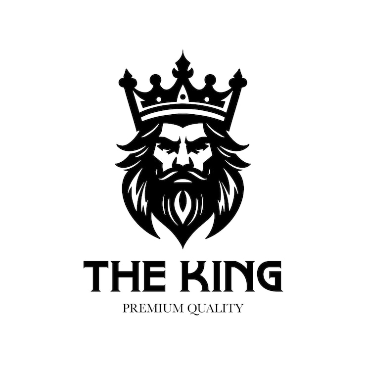 Vector the king logo illustration