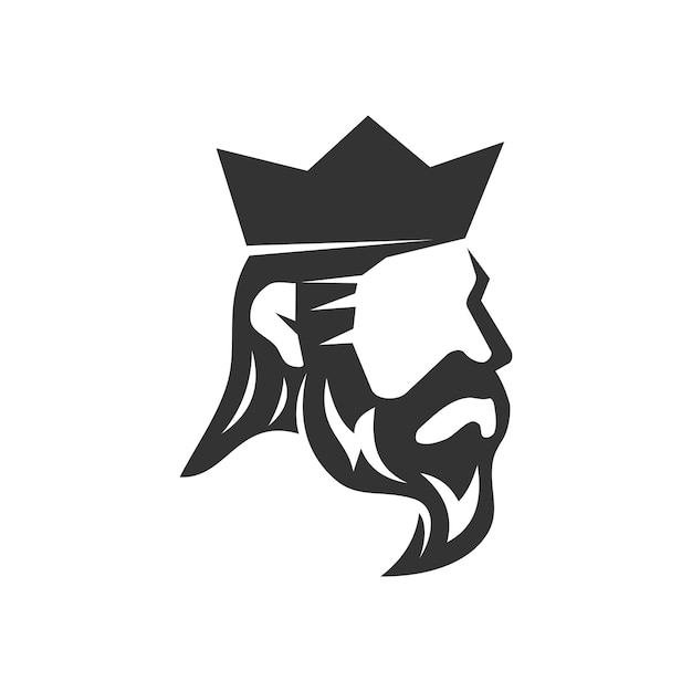 King logo template Icon Illustration Brand Identity Isolated and flat illustration Vector graphic