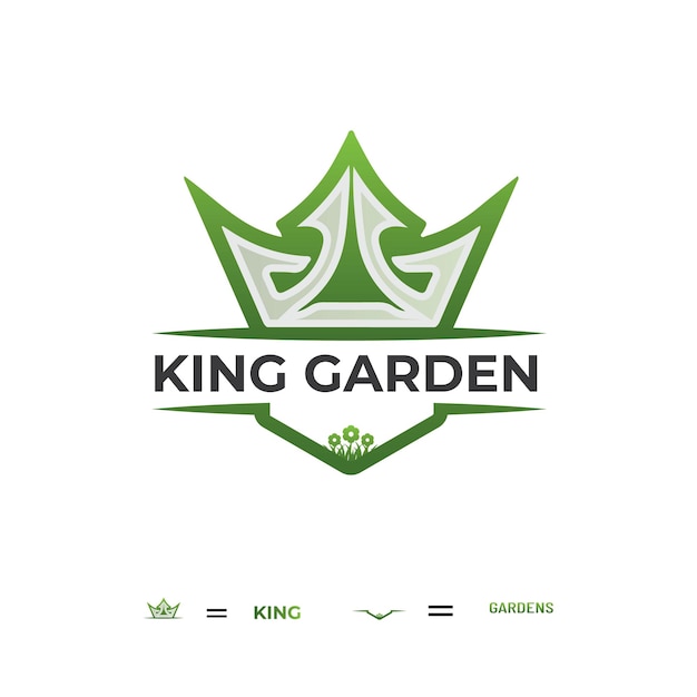 Vector king logo template