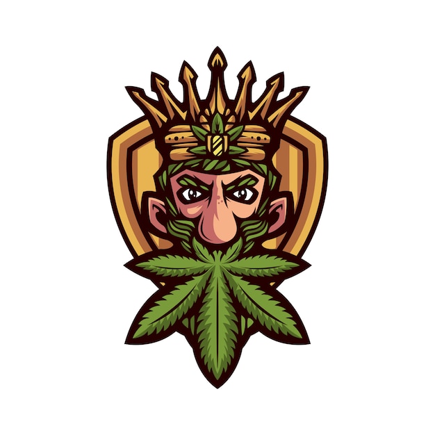 King marijuana mascot