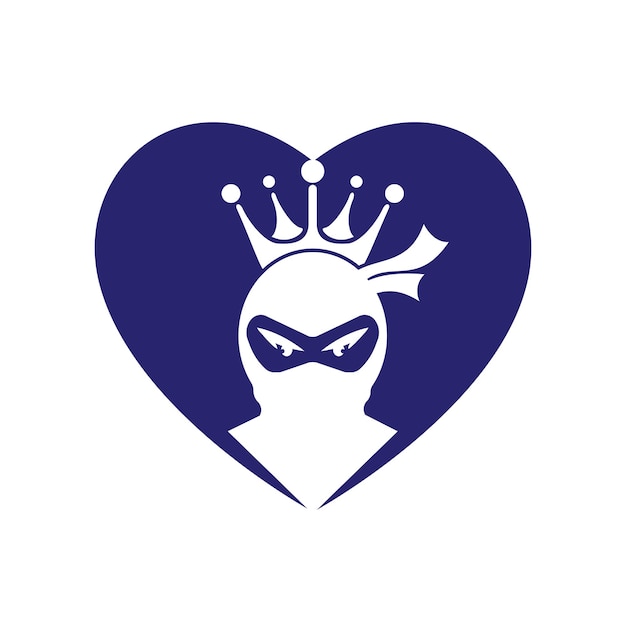 King Ninja vector logo design