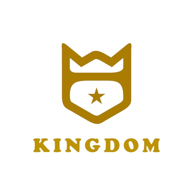 Vector king queen crown simple minimalist
