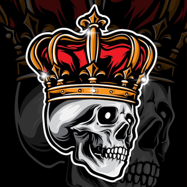 King skull logo