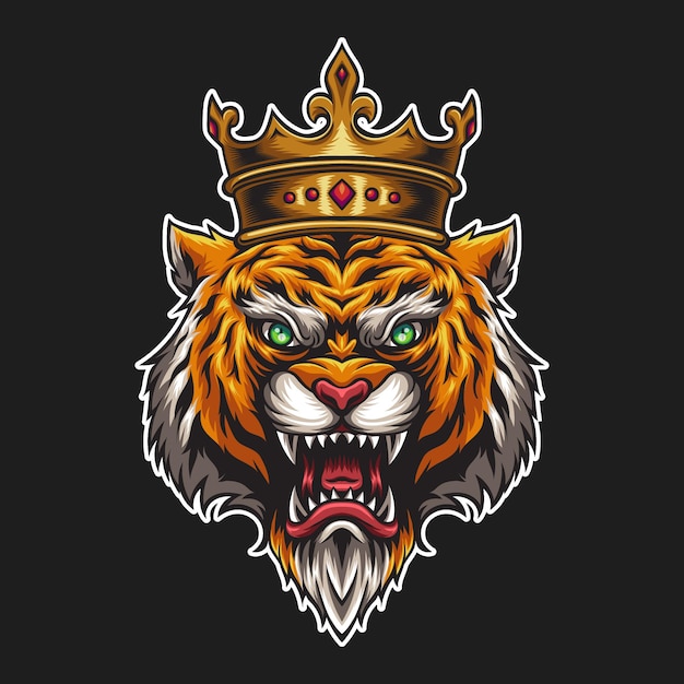 King tiger illustration