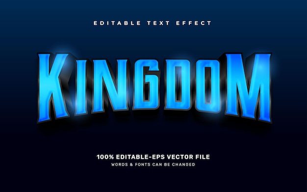 Kingdom text effect