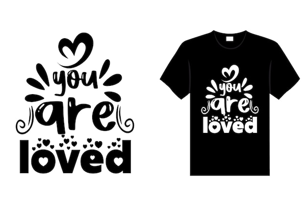 Vector kiss typography tshirt design