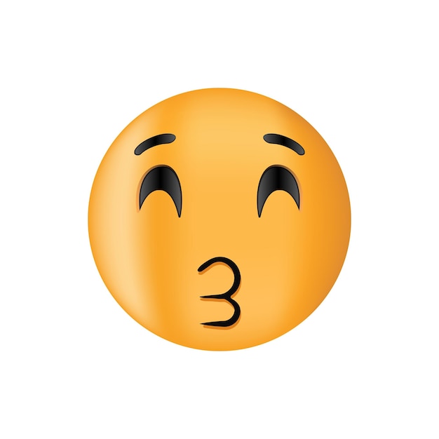 Vettore baci emoji