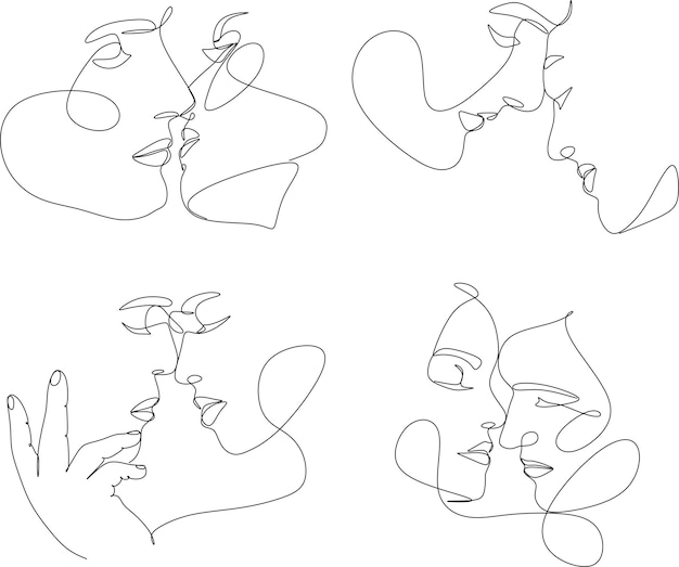 Couple, Love, Line Art, Romance, Relationship, Boyfriend, Girlfriend,  Passion, Romantic, Male, png