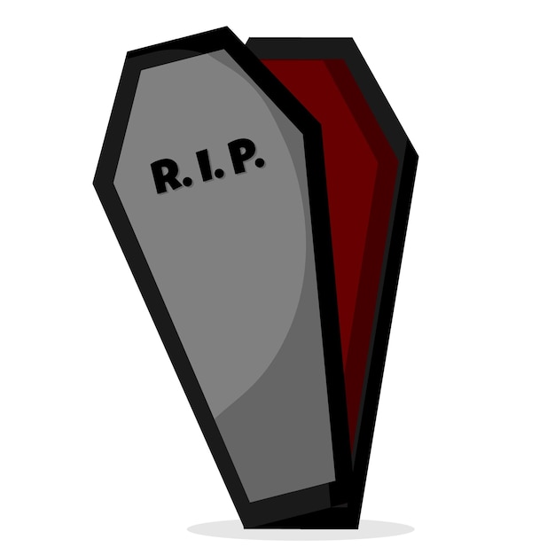 Vector kist voor begrafenis icoon dood en begrafenissen vector illustratie