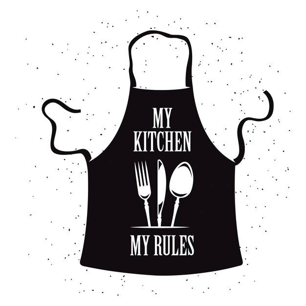 Vector kitchen apron