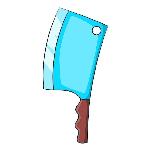 Kitchen axe icon Cartoon illustration of kitchen axe vector icon for web