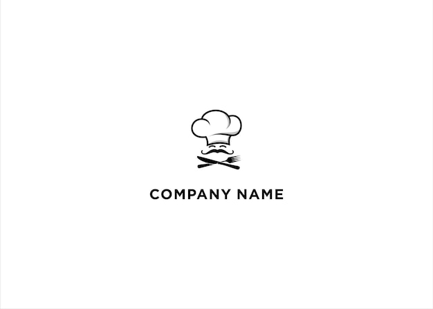 Kitchen Chef Design Logo template