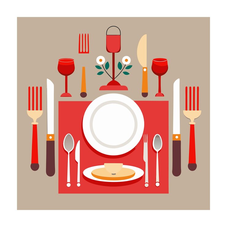 Vector kitchen and cooking crockeries
