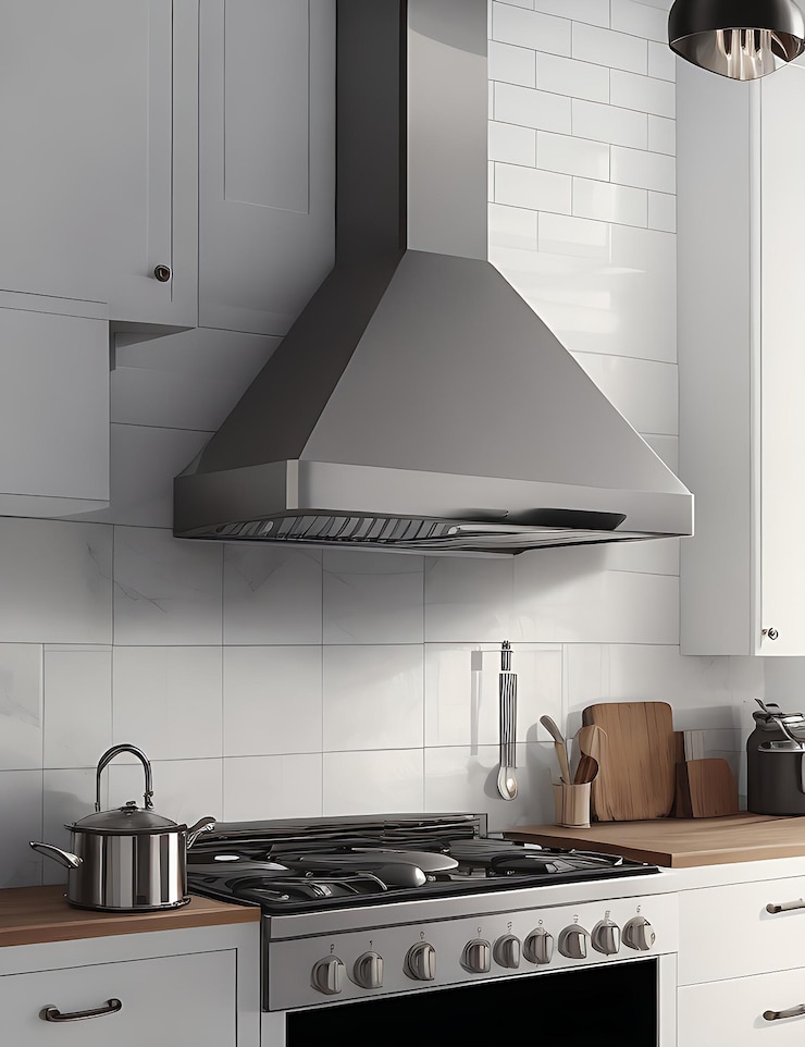 Vector kitchen hood image