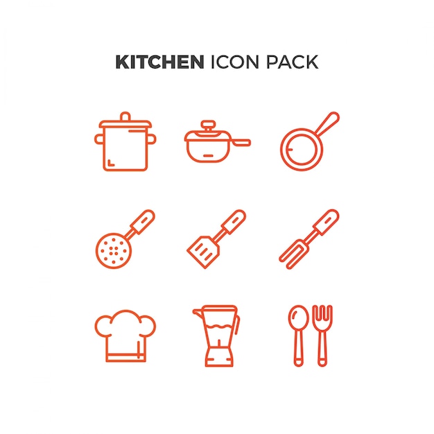 Kitchen icon pack