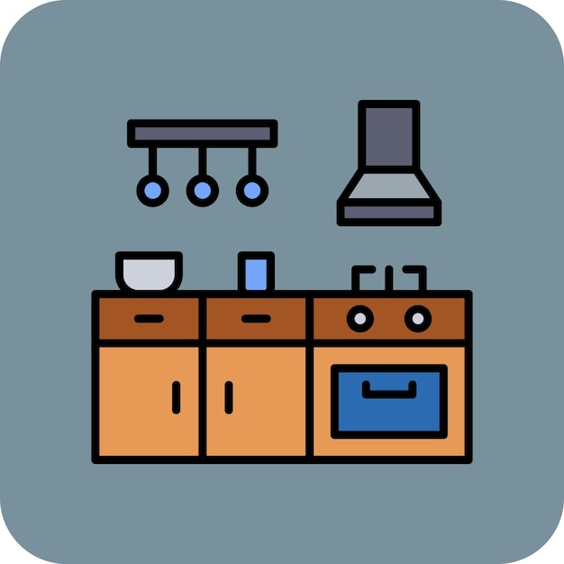 Vector kitchen icon