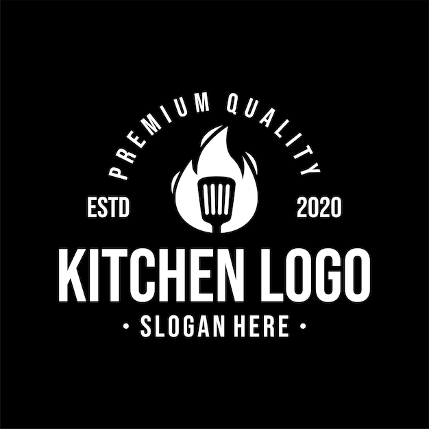 Vector kitchen logo design template inspiration, vector illustration.