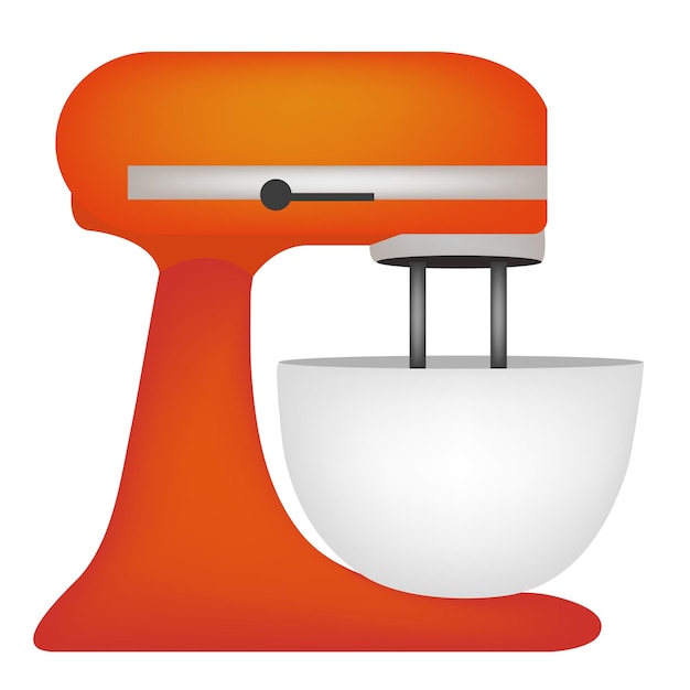 Miscelatore da cucina illustrazione vettoriale icona mixer icona immagine logo web