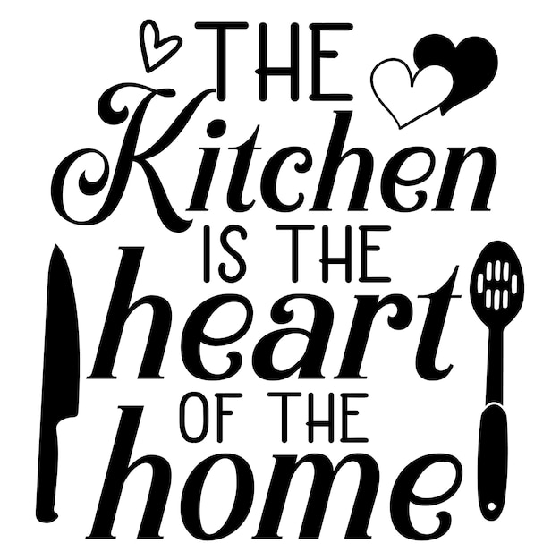 Vector kitchen quotes design