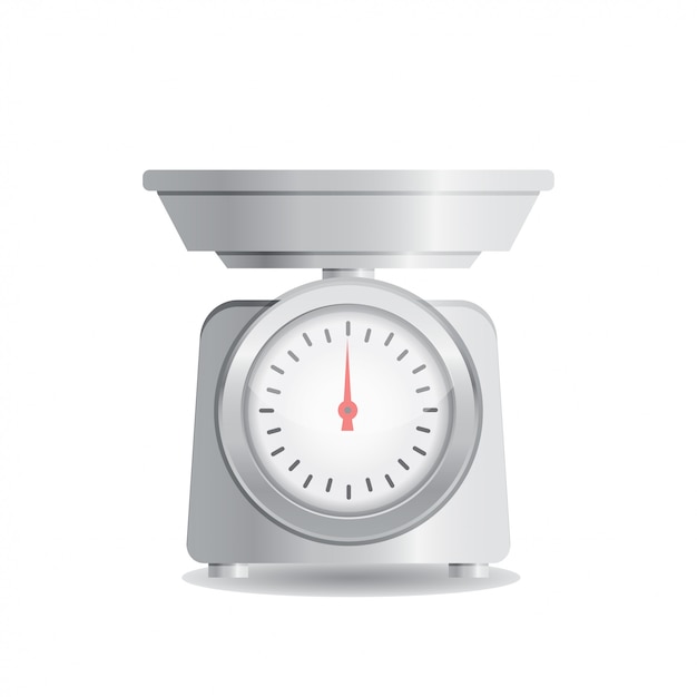 Vector kitchen scales