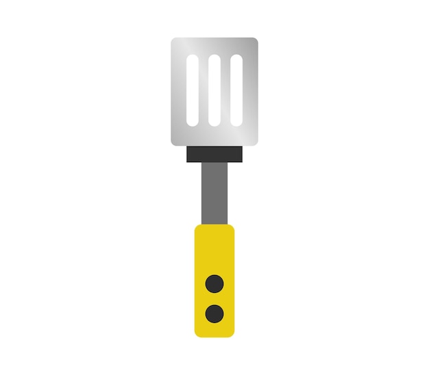 Kitchen spatula illustrated