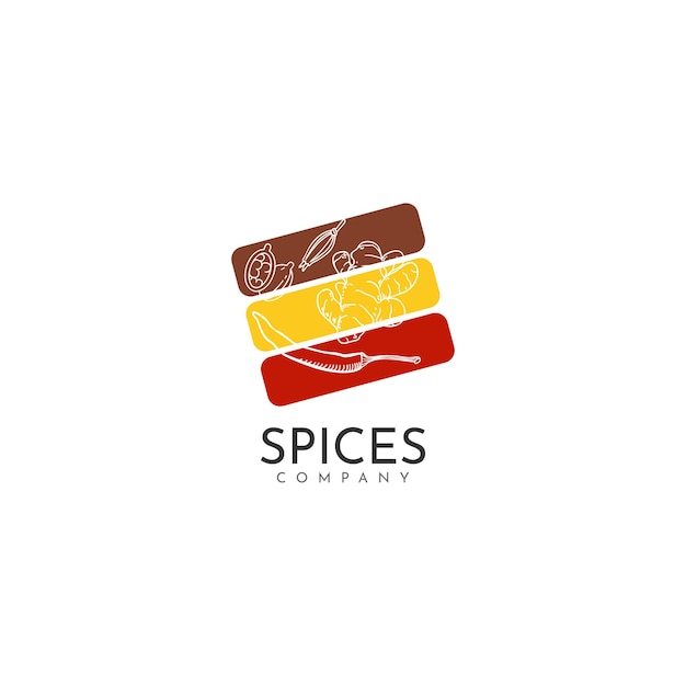 Logo della società di spezie da cucina