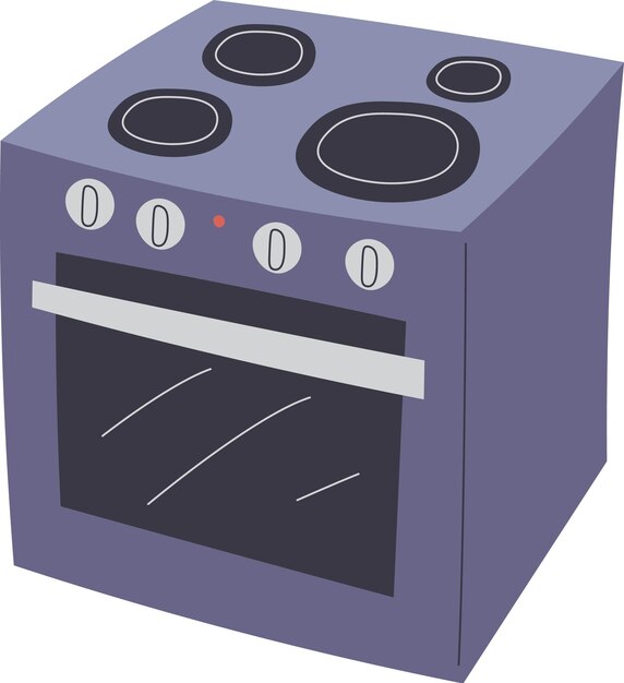 Vector kitchen stove device