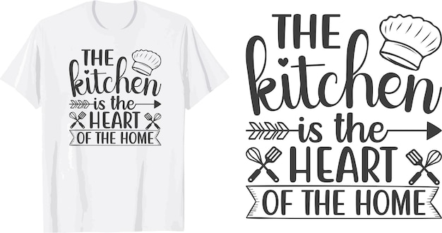 кухня svg дизайн футболки