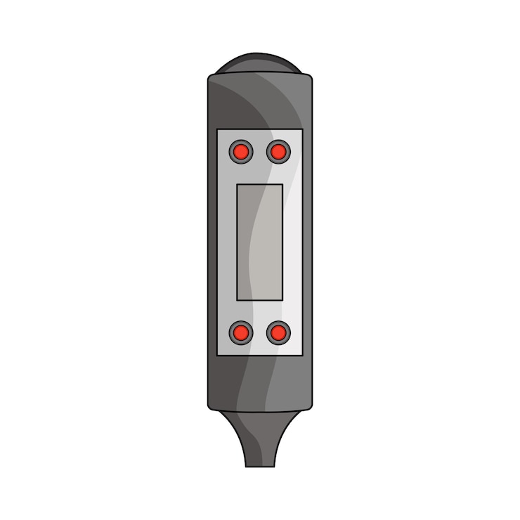 Vector kitchen thermometer