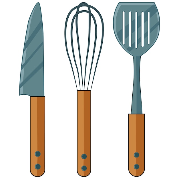 Vector kitchen tool design