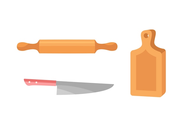 Vector kitchen tools icons