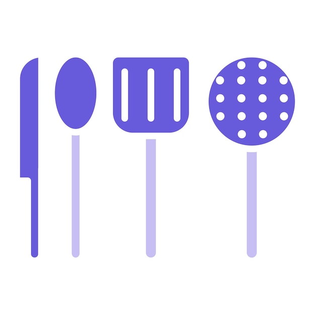 벡터 kitchen utensil vector illustration