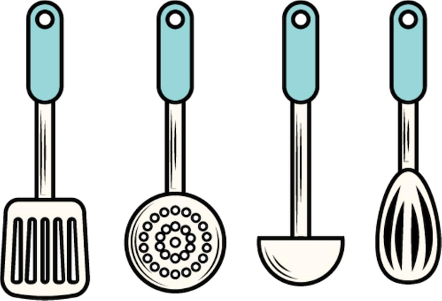 Vector kitchen utensil