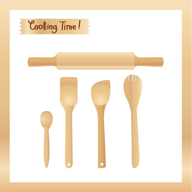 Vector kitchen utensils