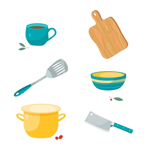 Vector kitchen utensils