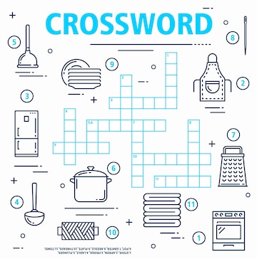 Kitchen Appliances Crossword Grid