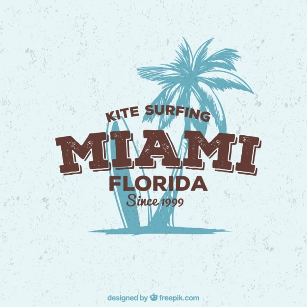 Kite surfing poster