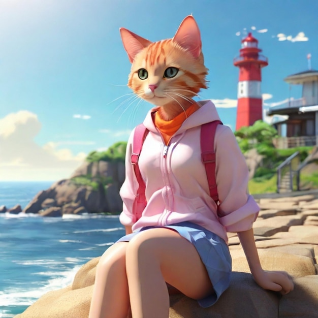 猫の女の子のイメージ