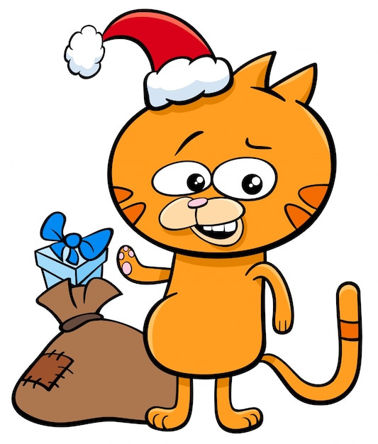 子猫、クリスマス、時間、漫画