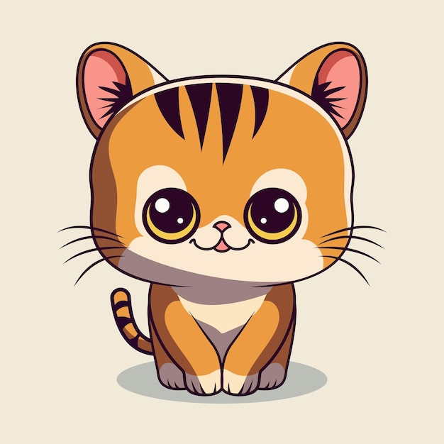 Vector kitten vector illustration