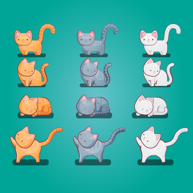 Kittens character set