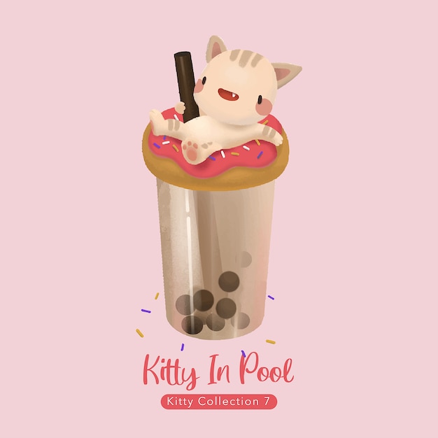 Kitty cat illustration