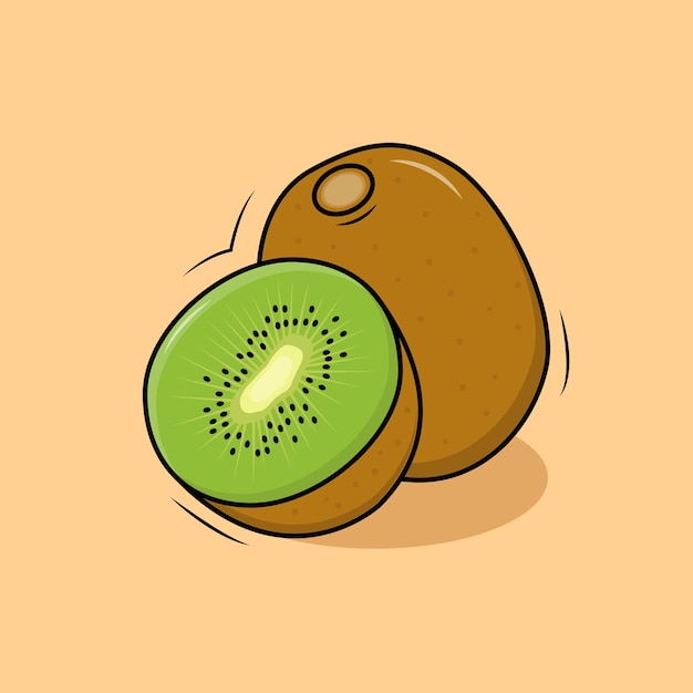 Kiwi Fruit The Illustration