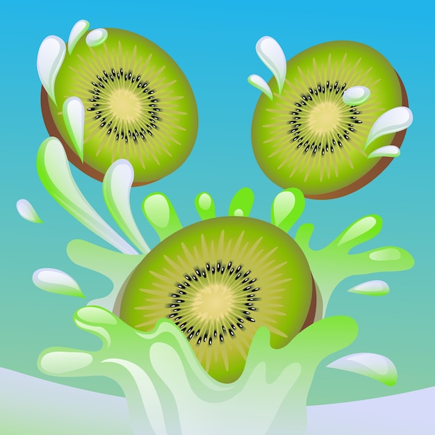 Spruzzata di kiwi