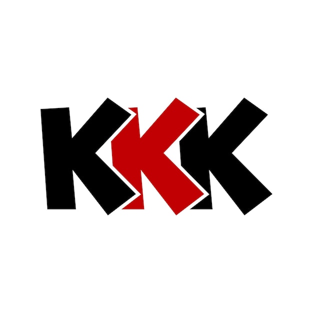 Progettazione del logo della lettera kkk