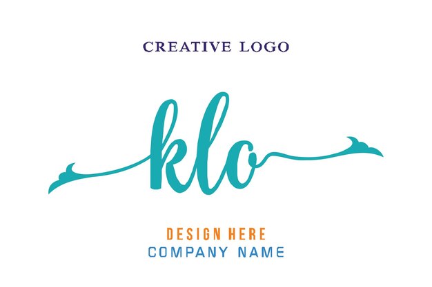 Надпись KL, идеально подходящая для логотипов компании, офисов, кампусов, школ, религиозного образования