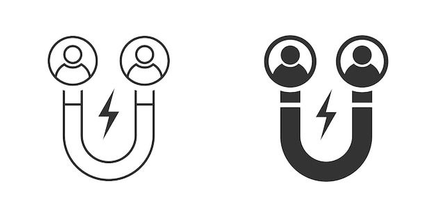 Klant trekt pictogram vectorillustratie aan